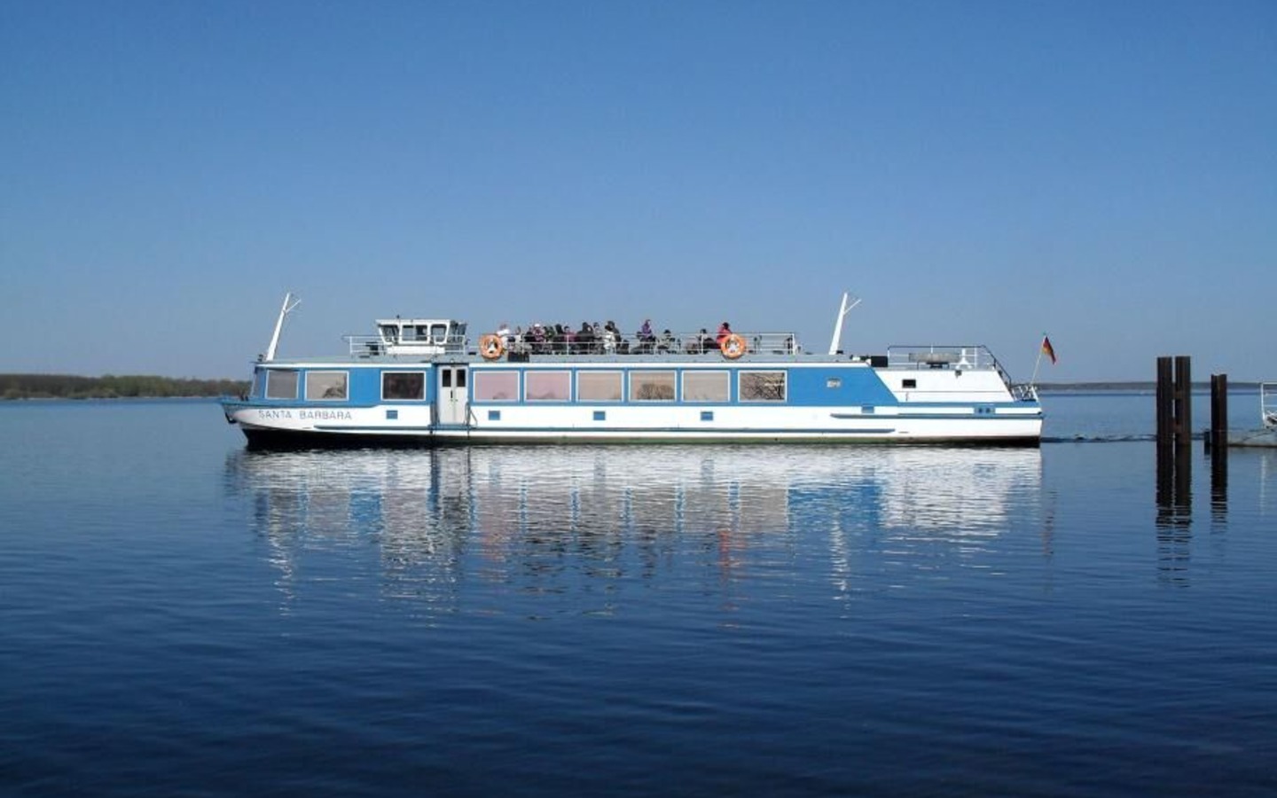 Fahrgastschiff Santa Barbara, Foto: Reederei M. Löwa GmbH, Lizenz: Reederei M. Löwa GmbH