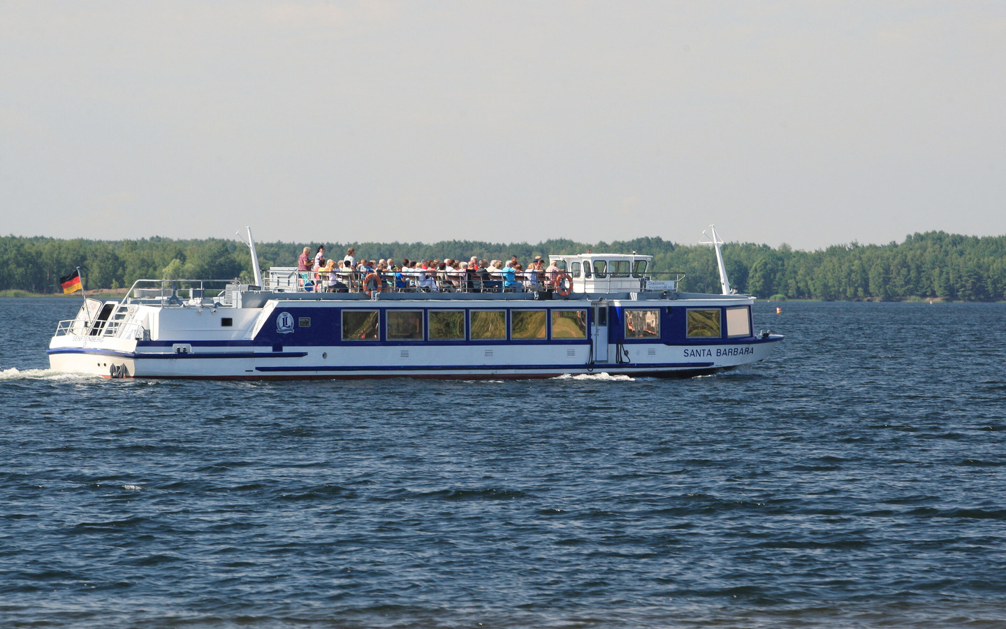 Fahrgastschiff Santa Barbara, Foto: Reederei M. Löwa GmbH, Lizenz: Reederei M. Löwa GmbH